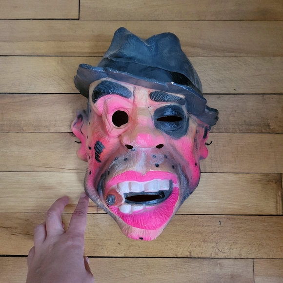*RARE* Vintage Hobo Cigar Halloween Mask